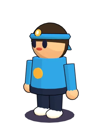 Dojo headband on a character