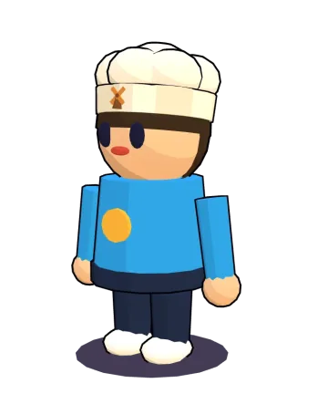 Windmill toque on a character