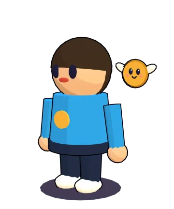 Coin buddy on a character