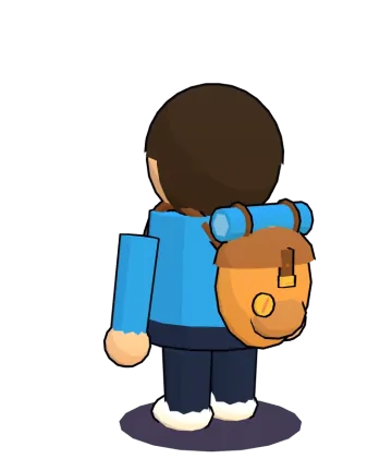 Explorer pack on a character